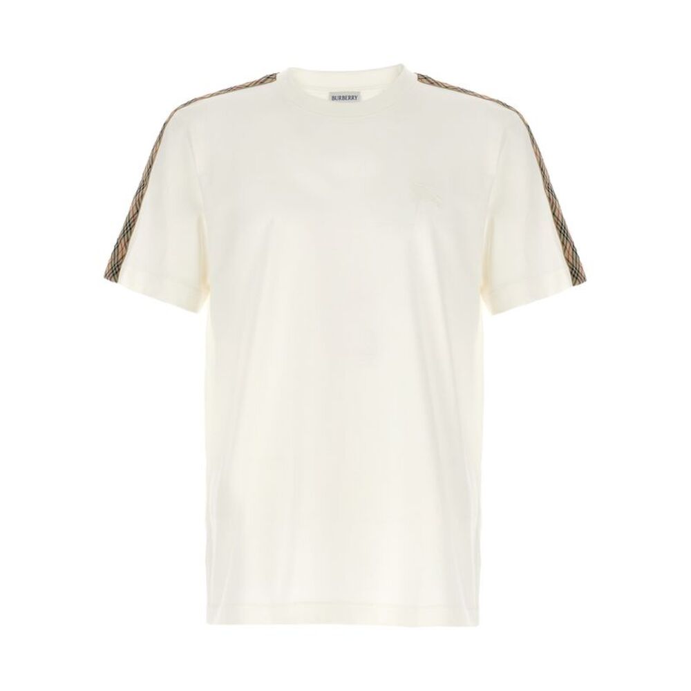 Burberry White Cotton Men's T-Shirt